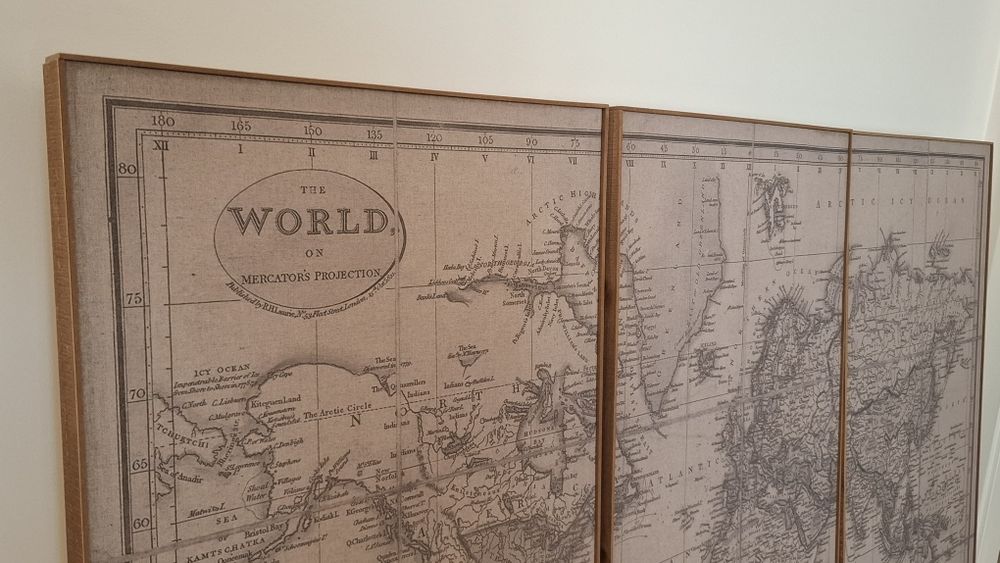 Mapa Mundo Vintage