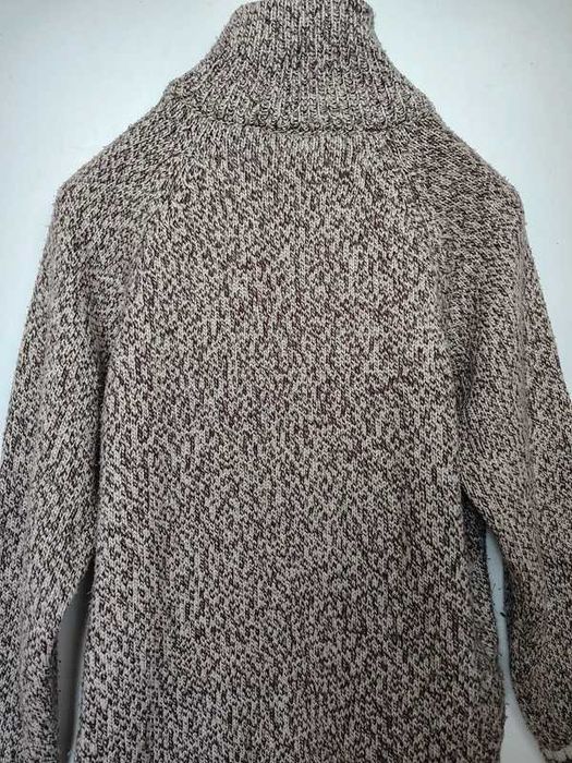 Melanżowy sweter z akrylu