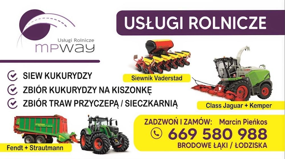 MPway - zbiór/koszenie kukurydzy (Claas + Fendt + Strautmann)