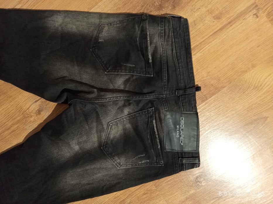 Nowe slim stretch jeans męskie dsquared2