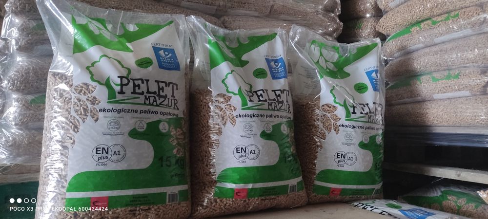 Pellet pelet POLSKI  Sosnowy MAZUR En A1