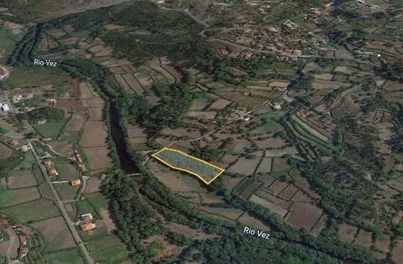 Terreno rústico junto à ecovia do Vez 4.000 m2