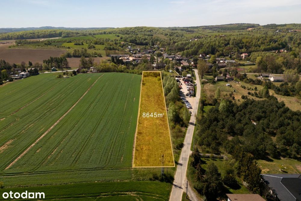 8645 m² w całości pod dom i usługi
