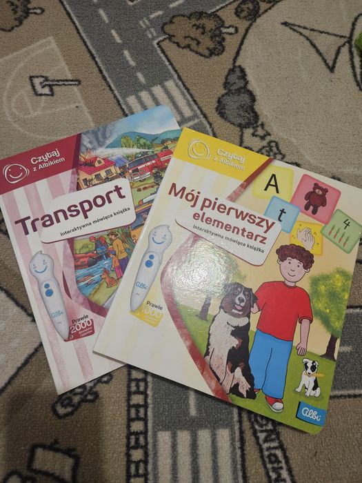 Albik - książki transport i elementarz