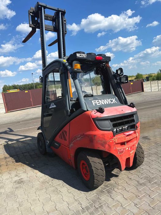 wózek widłowy LINDE H20T/600 EVO LPG kabina klima 2017r pompowane koła