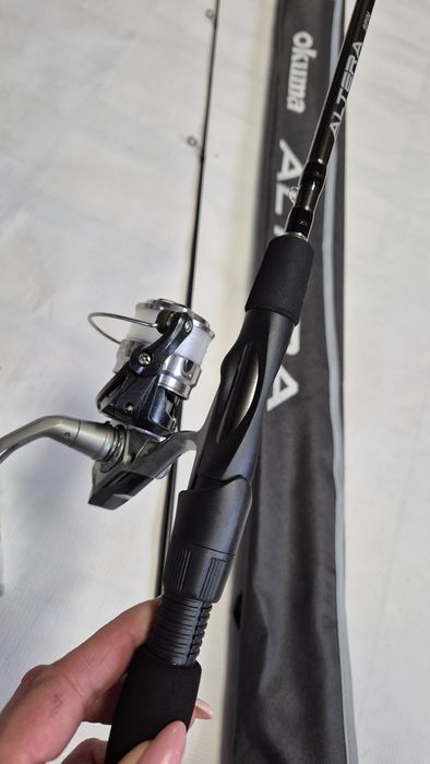 Okuma zestaw spiningowy 195 cm, kołowrotek  Azaki