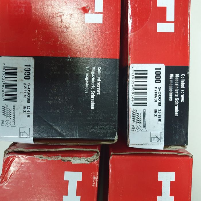 Саморезы в ленте для шуруповертов HILTI, Dewalt, Makita,Bosch и др
