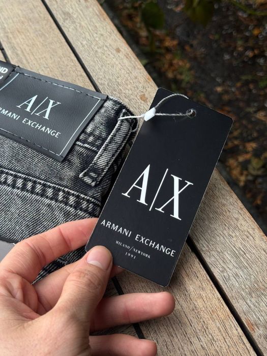 Джинси Armani Exchange чорні чоловічі джинсы Армани синие штаны Армані