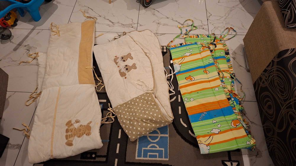 Łóżeczko drewniane dzieciiece 120x60