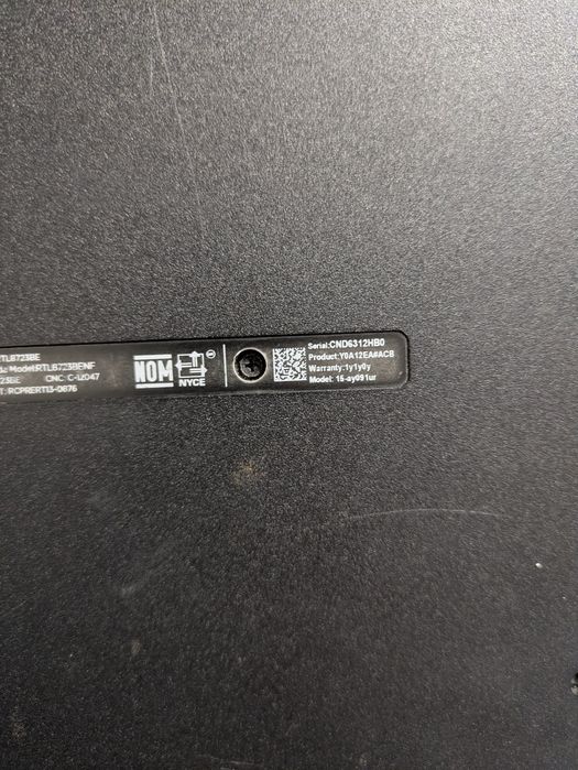 Ноутбук HP i3-5th