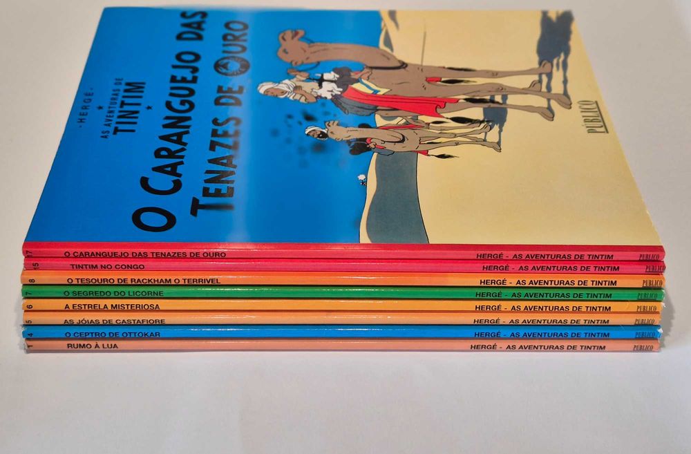 Livros Tintim, capa mole