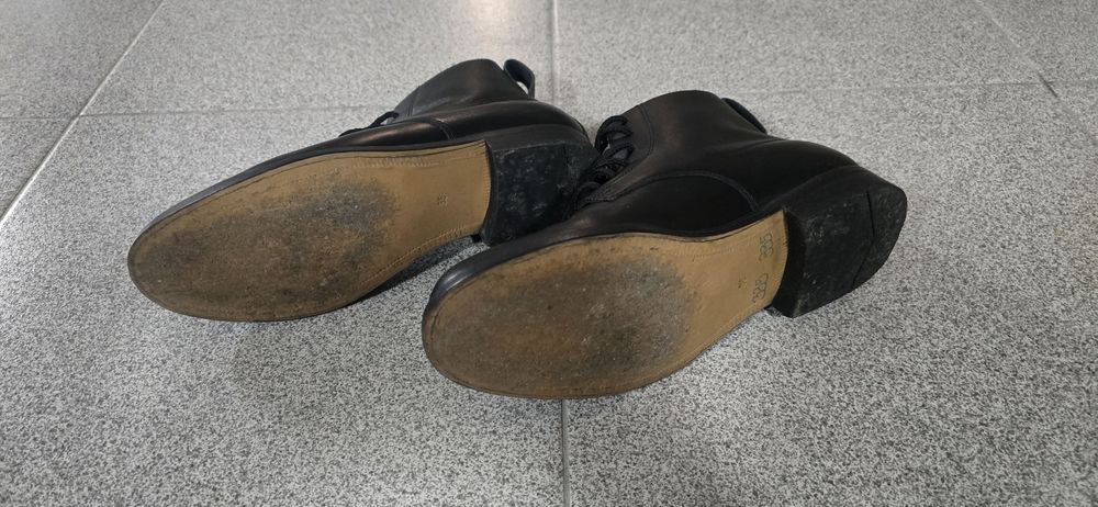 Botas de Calfe 35 Colégio Militar MUITO BOM ESTADO