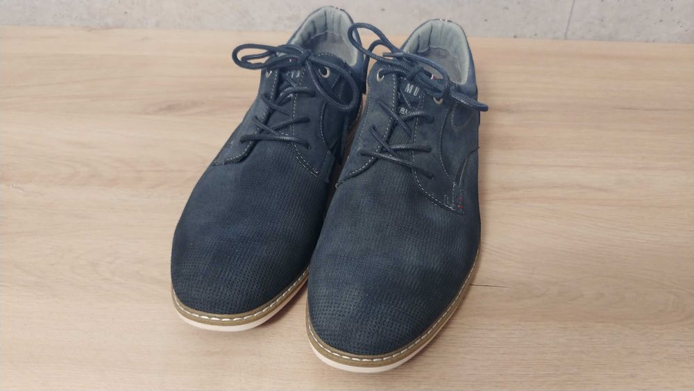 Mustang półbuty 45 granatowe męskie