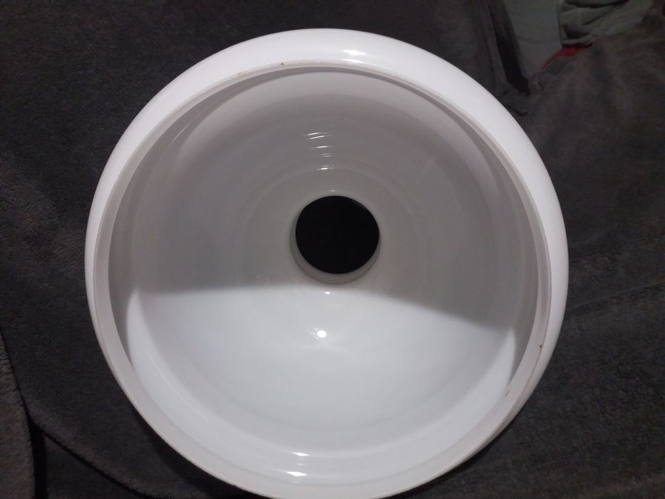 Duży klosz do lampy szklany