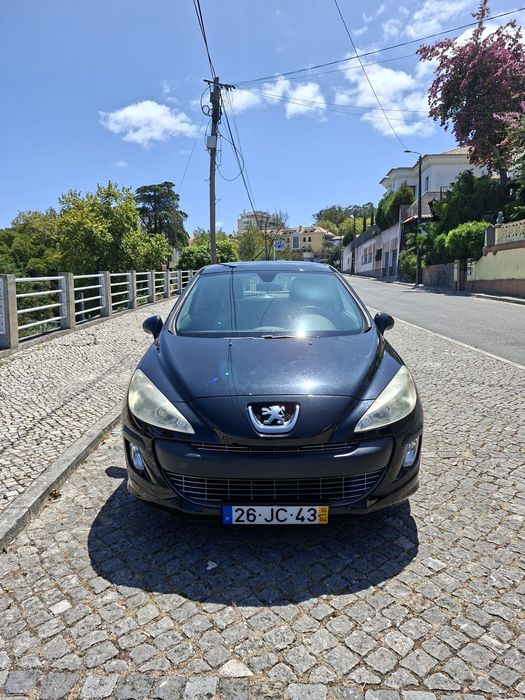 Peugeot 308 preto 2 lugares