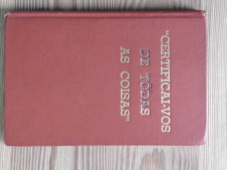 Livro: Certificai-vos de todas as coisas.