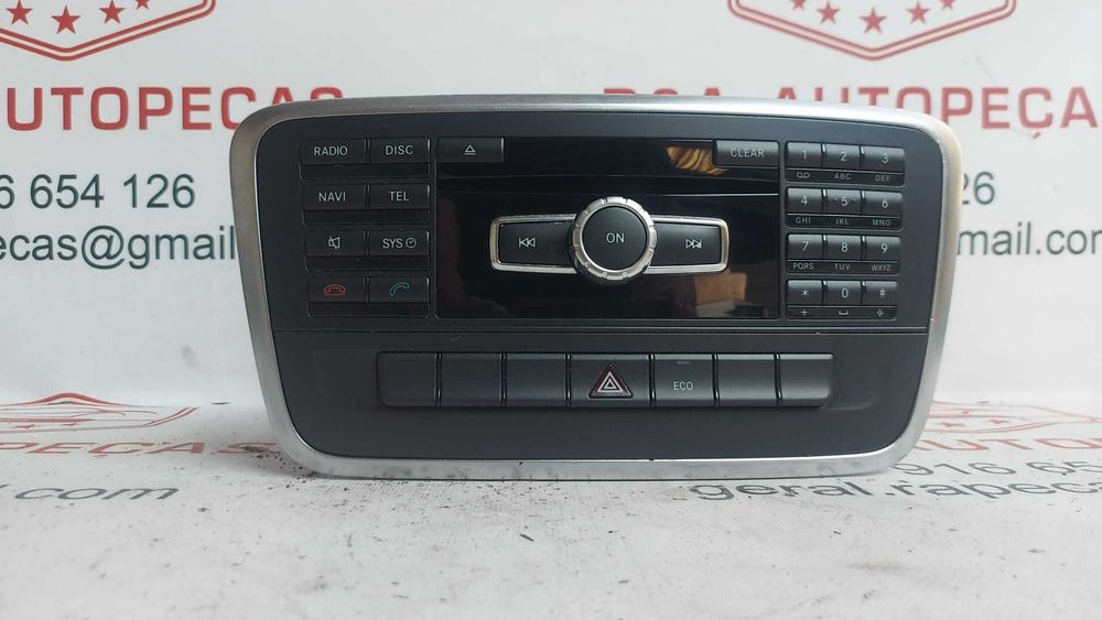 Auto-Rádio Rádio Mercedes Class A W176 Original
