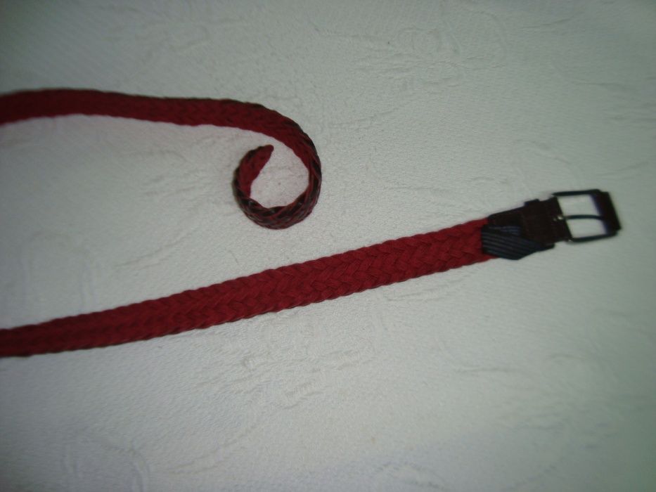 Cinto Massimo Dutti pele entrançado