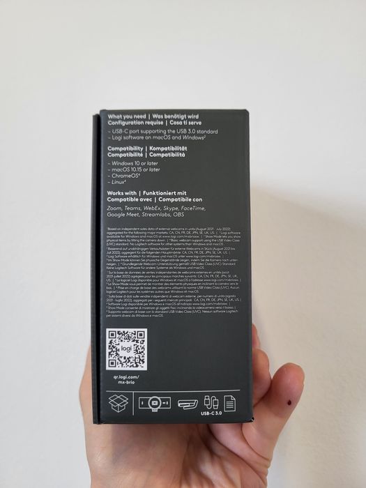 Kamera internetowa Logitech MX BRIO 4K nowa