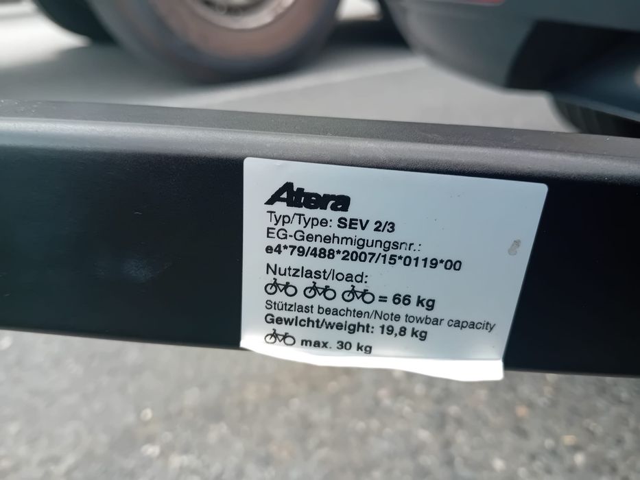 Bagażnik 3 rowery ATERA Strada Evo