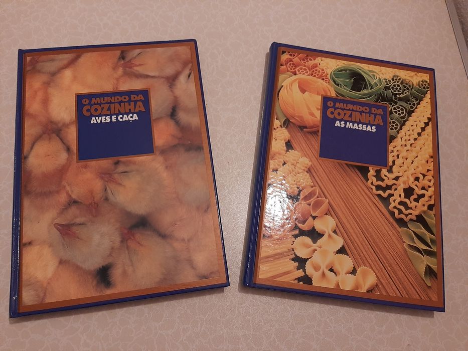 Livros culinária da Ediclube "O mundo da cozinha".