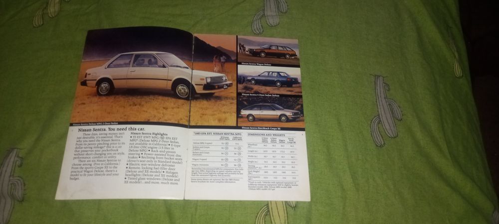 Брошюра Nissan та Datsun 1983 року випуску 83 280-ZX
