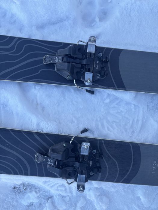 Narty skiturowe skitouring hagan core 170 czarne foki