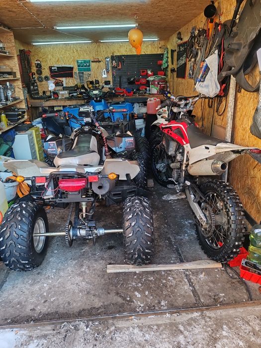 Oferuje naprawę motorów, skuterów, Quadów, crossów, pił, kosiarek itp