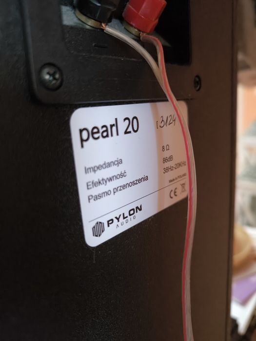 Zestaw audio kolumny Pylon + wzmacniacz Denon