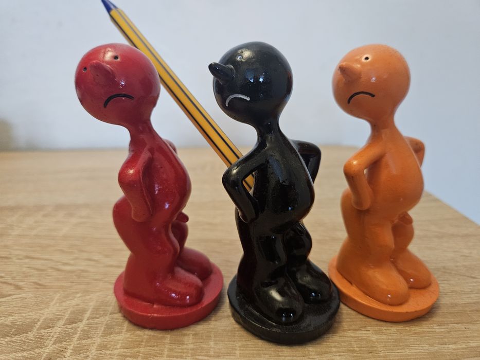 3 szt Figurka ozdobna ludziki zabawna unikalna dekoracja