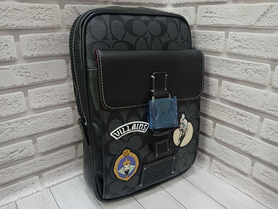 Сумка слінг Coach Track Disney X CC113 унісекс