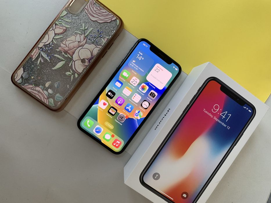 Iphone X 64gb Grey 100% батарея