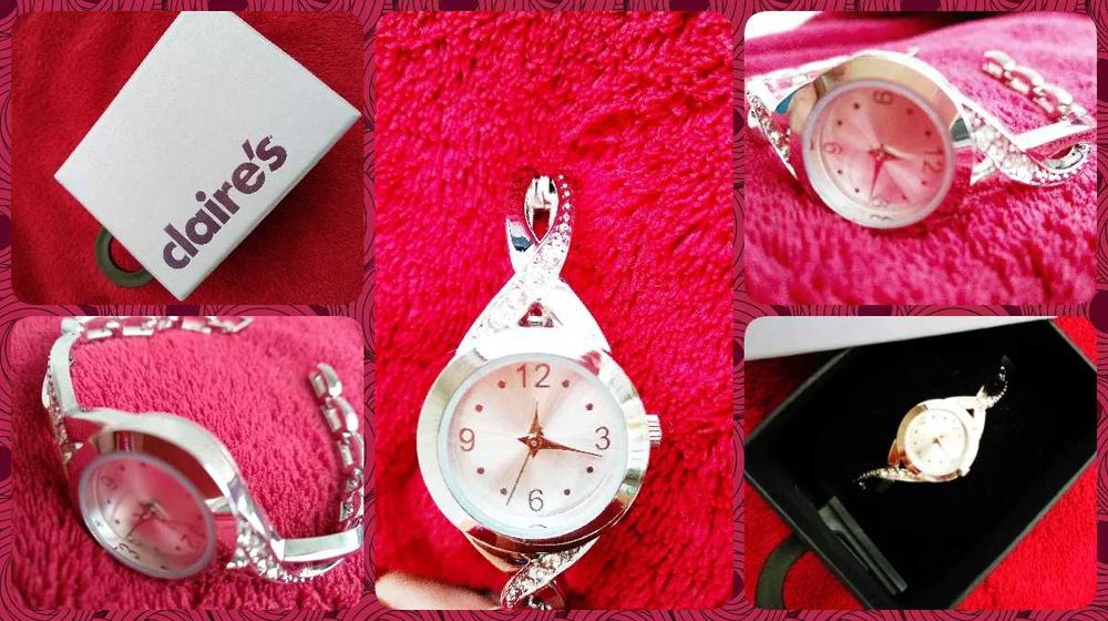 Zegarek Claire's z cyrkoniami