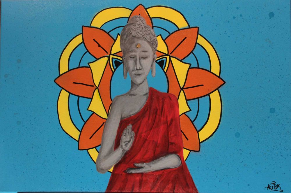 "Peace" - técnica mista s/ tela