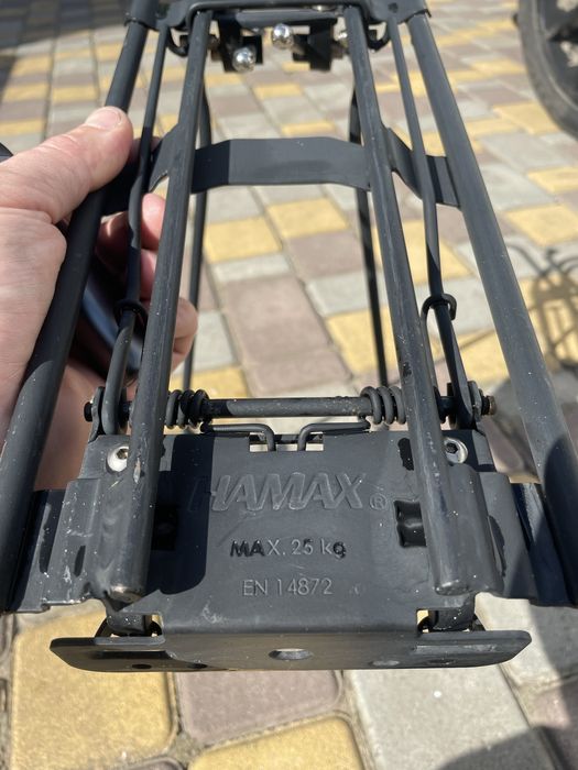 Hamax велосипедное кресло для ребенка + багажник Hamax.