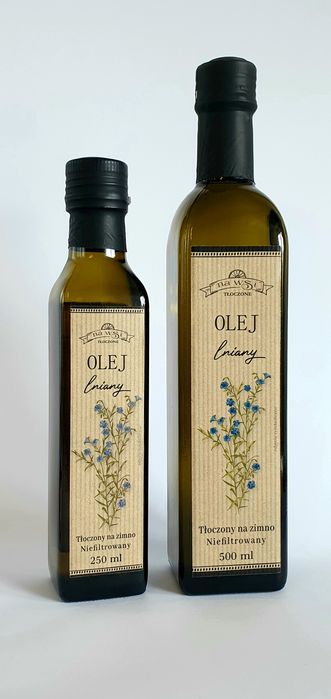OLEJ LNIANY 500 ml Tłoczony na zamówienie