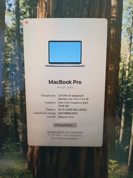 Macbook Pro A1990 i9-8950hk 512/16