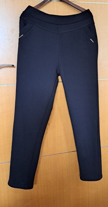 Nowe spodnie ocieplane czarne rozm 5XL z polarem