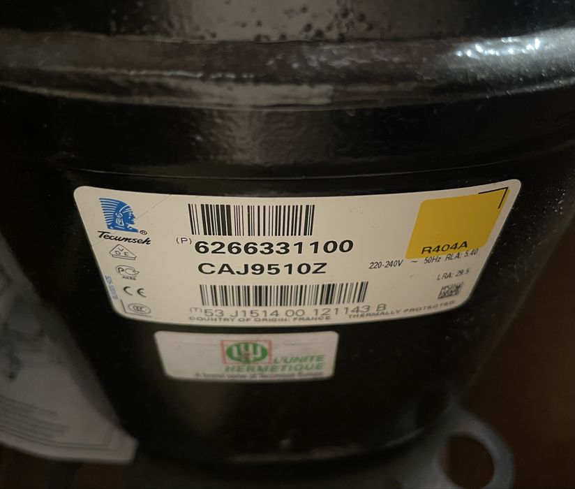 Vendo compressor de frio matca hermetique novo