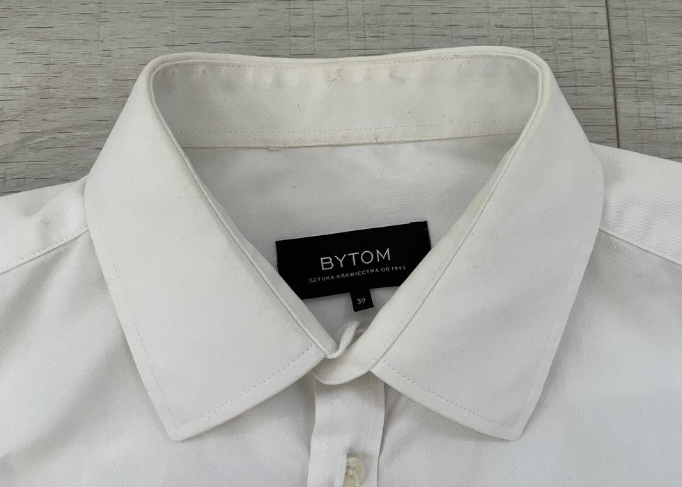 Biała koszula Bytom, dopasowana, slim fit r. 39