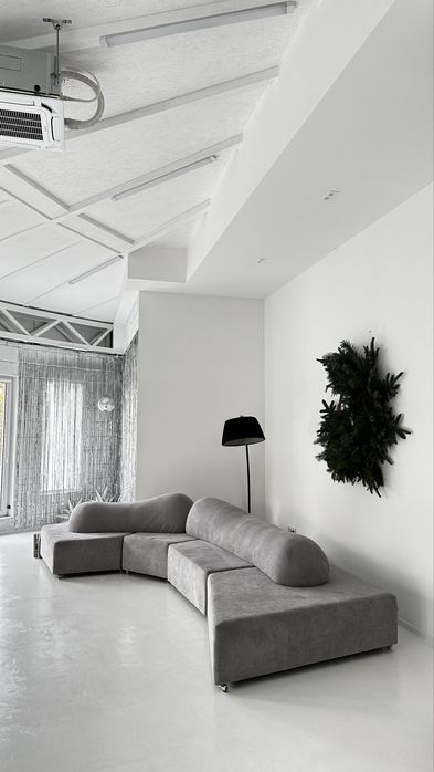 Диван сірий конструктор 4метровий