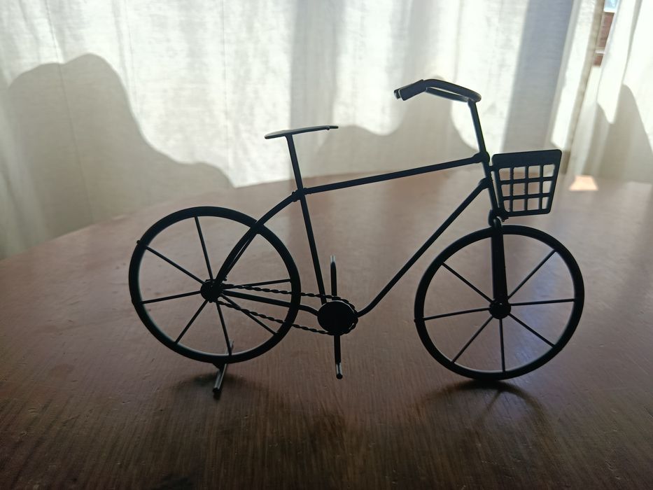 Peça decorativa bicicleta
