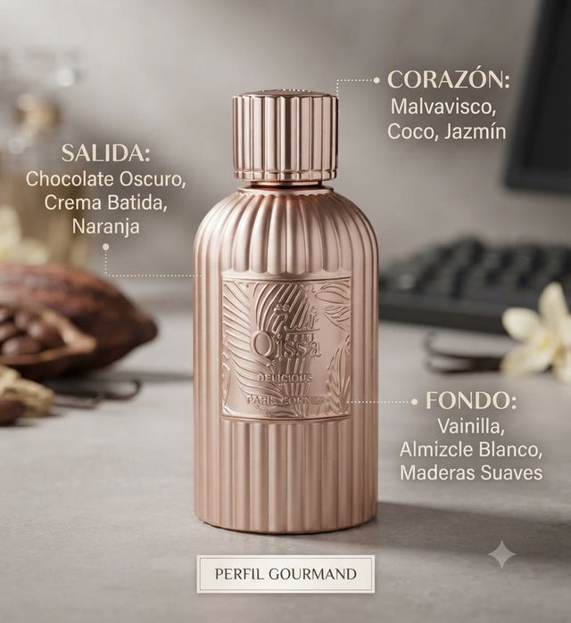 Perfume árabe qissa delicious