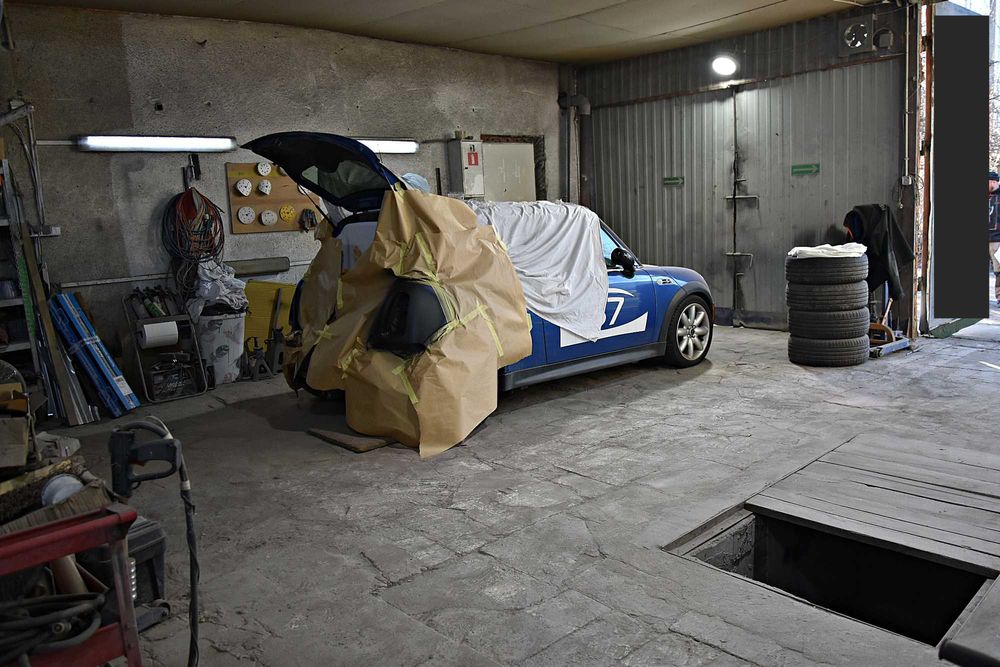 Warsztat blacharsko - lakierniczy, Gd.-Przymorze, 108 m2.