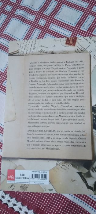 Livro Amor entre Guerras