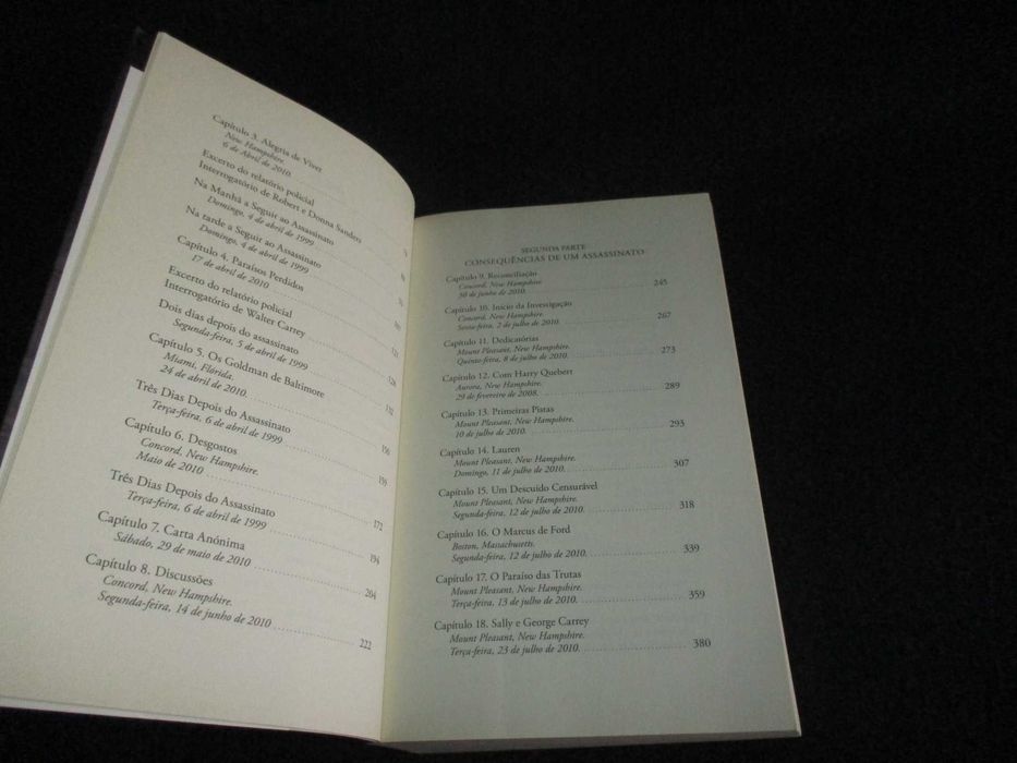 Livro O caso Alaska Sanders Joël Dicker 1ª edição Alfaguara