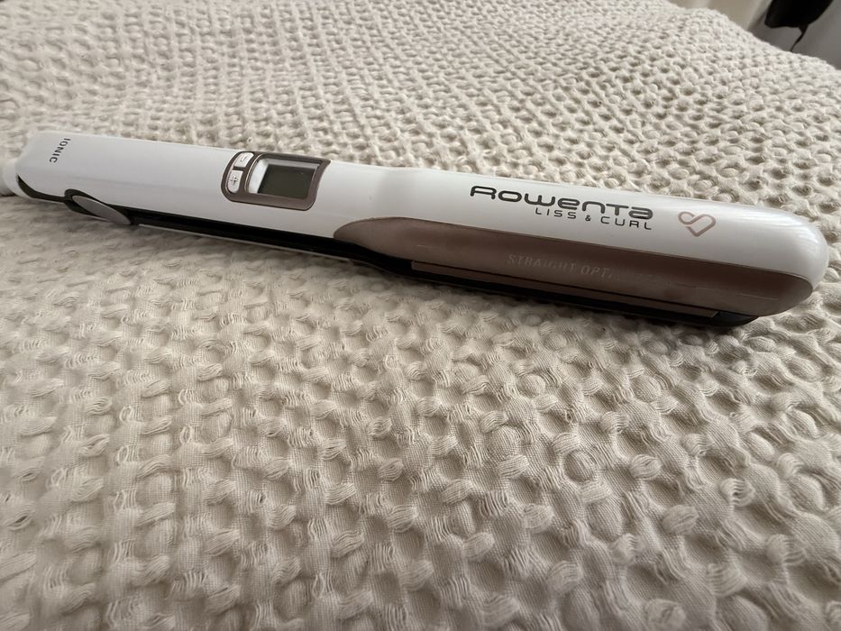 Ferro de alisar rowenta