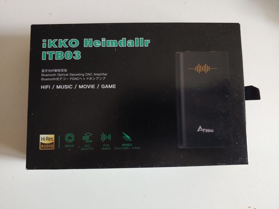 Ikko ITB03 odtwarzacz przenośny bezprzewodowy Hi res Audio