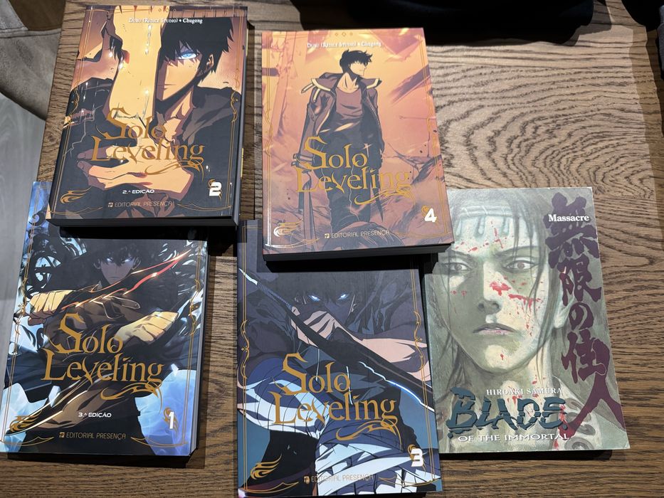 Mangá Solo Leveling e Blade of the Immortal