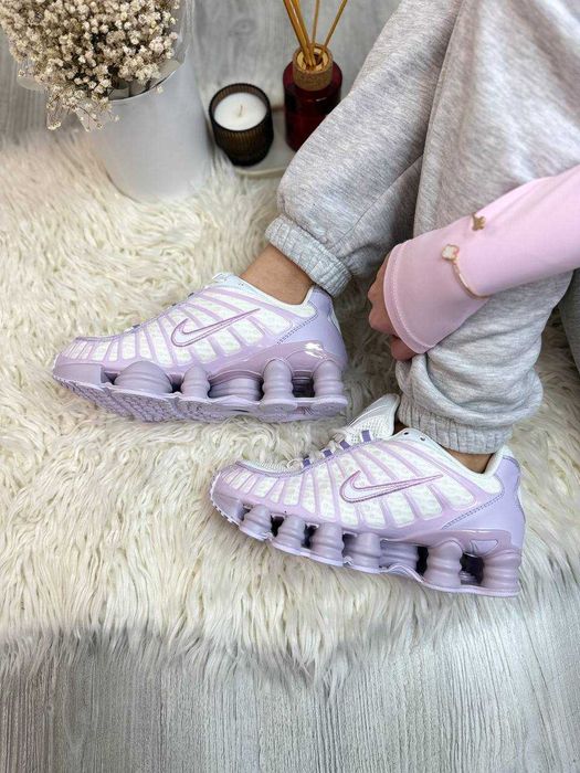 !SALE! Кросівки Nike Shox TL White Violet 36 37 38 39 40 41 найк шокс